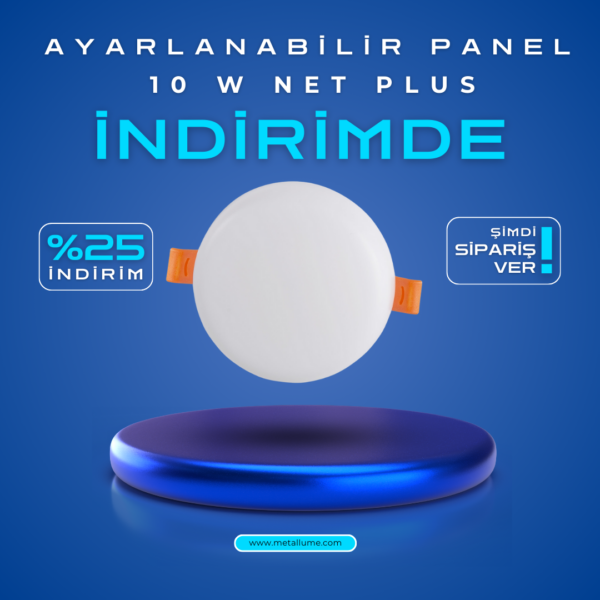 10 W LED Plus Ayarlanabilir Panel