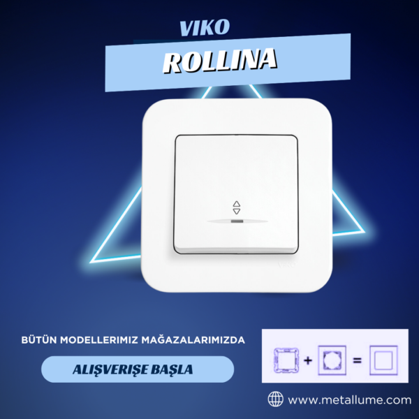 Rollina Işıklı Light Anahtarı