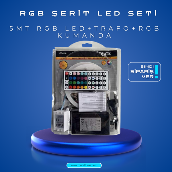 RGB Şerit Led Seti 96 Renk - Görsel 2