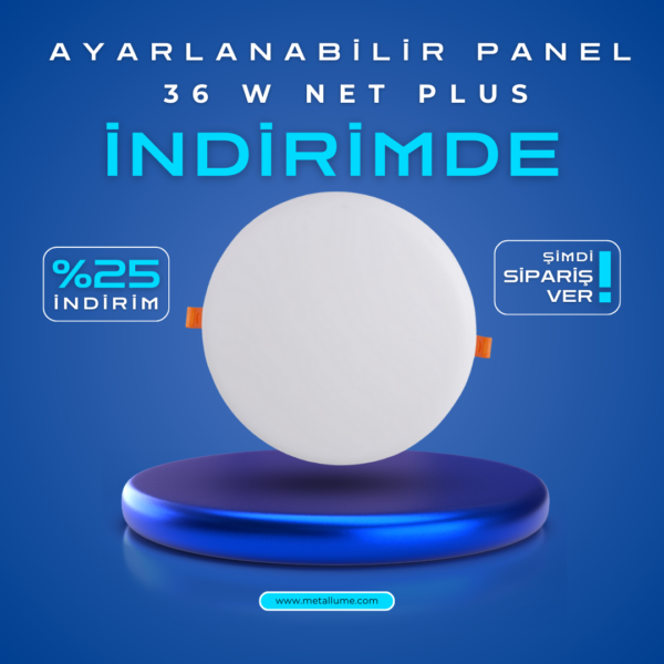 36 W LED Plus Ayarlanabilir Panel