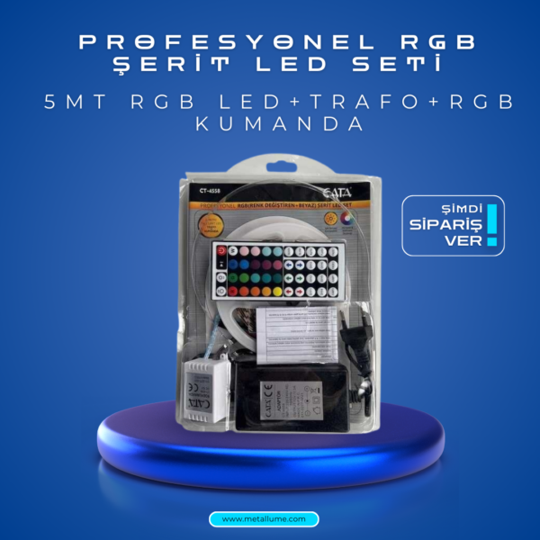 RGB Şerit Led Kumandalı - Görsel 2