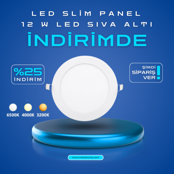 LED Slim Panel 12 W