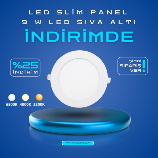 LED Slim Panel 9 W