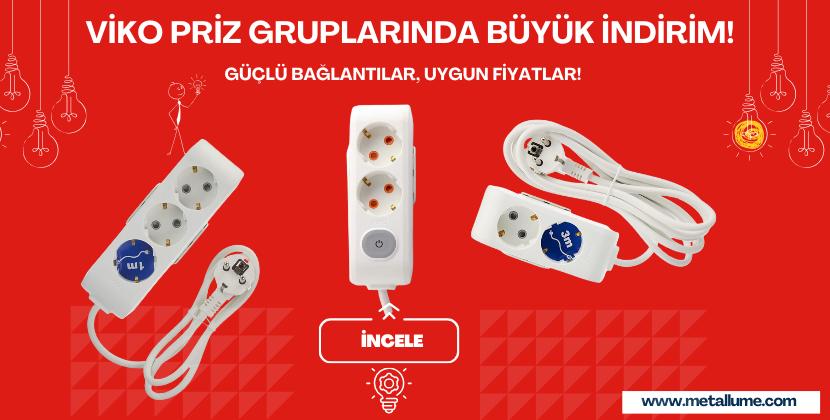 Viko Priz Gruplarında Büyük İndirim